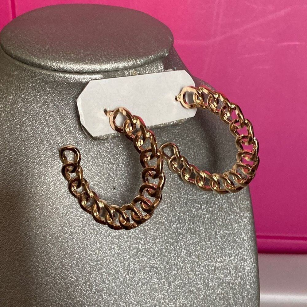 hoop earrings
